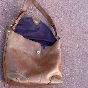 Born leather purse